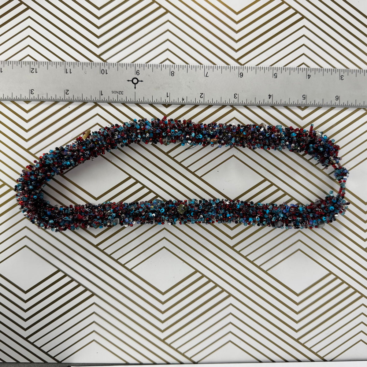 Hand-strung Multi-Color Beaded Necklace