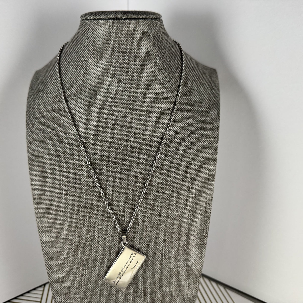 Sterling Silver Love Note Necklace