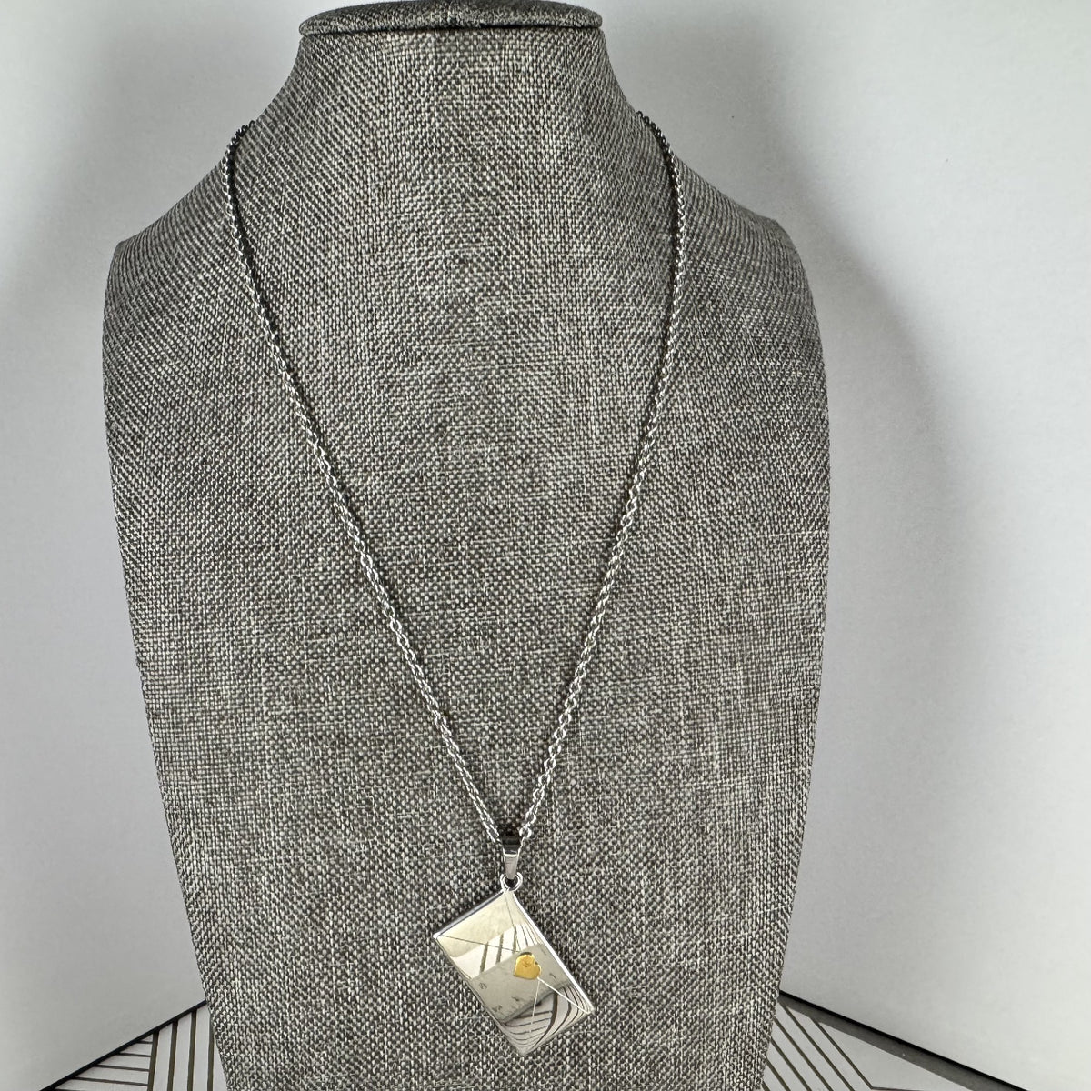 Sterling Silver Love Note Necklace
