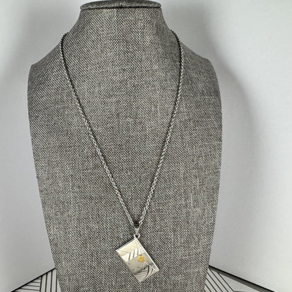 Sterling Silver Love Note Necklace