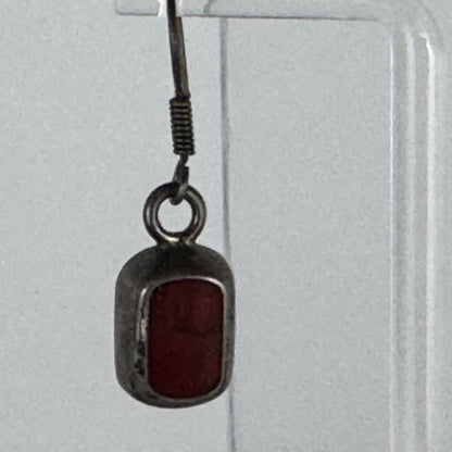 Carnelian Cabochon Sterling Silver Ring and Earrings Set. Size 7.