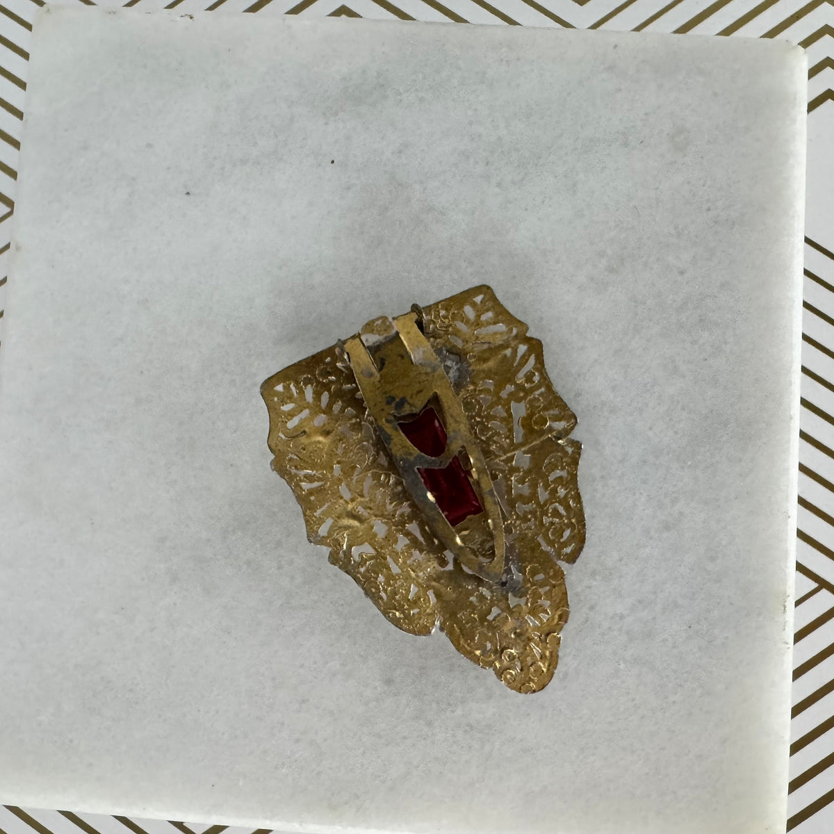Antique Gold-Filled Shoe Clip