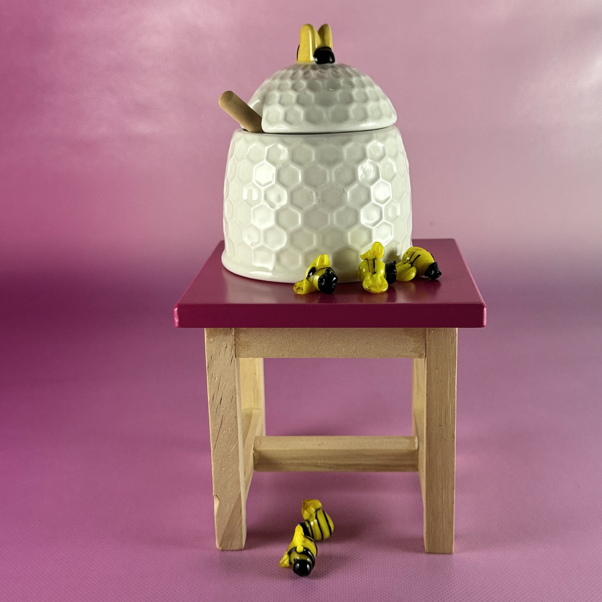 Bee Hive Honey Pot