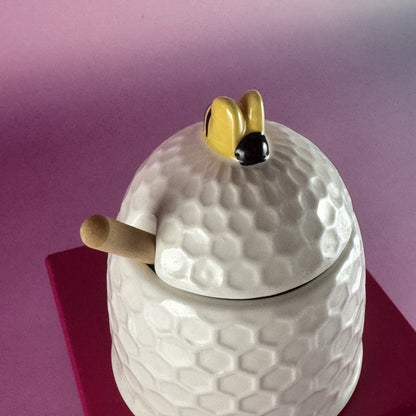 Bee Hive Honey Pot