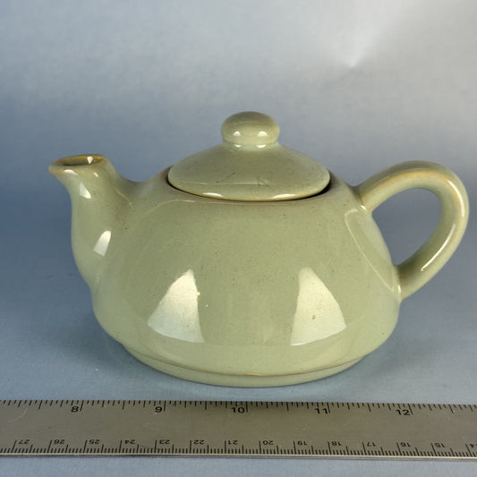 Little Green Ceramic Teapot