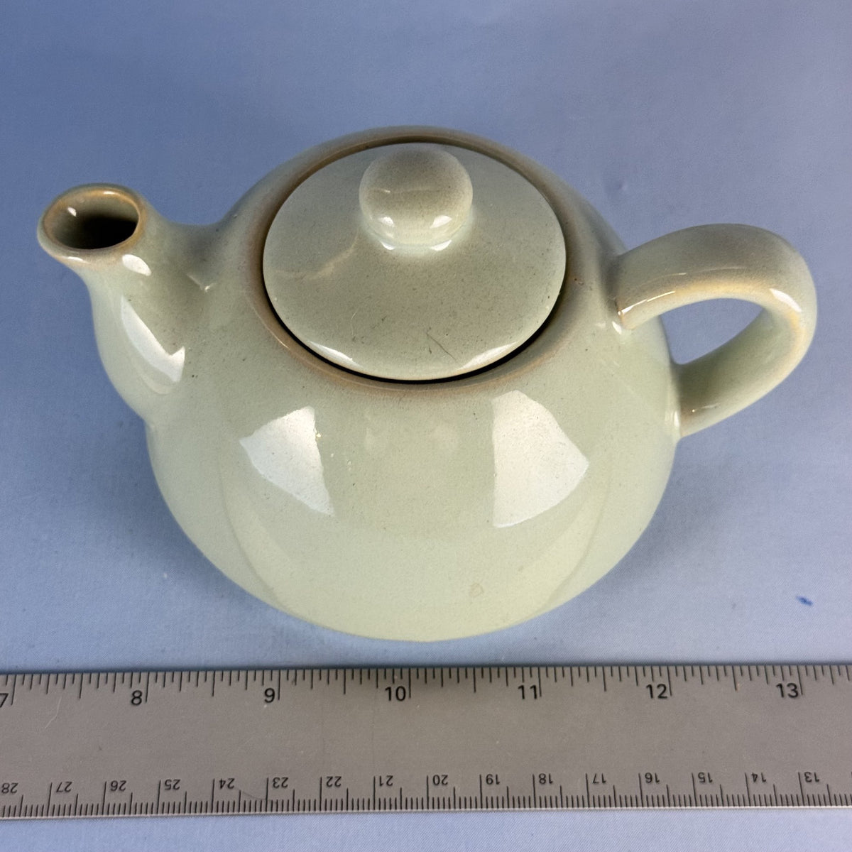 Little Green Ceramic Teapot