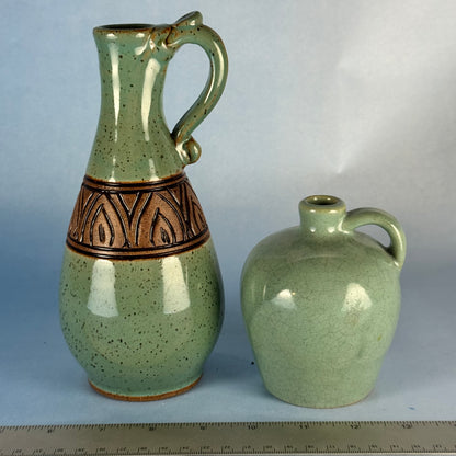 Ceramic Green Jugs
