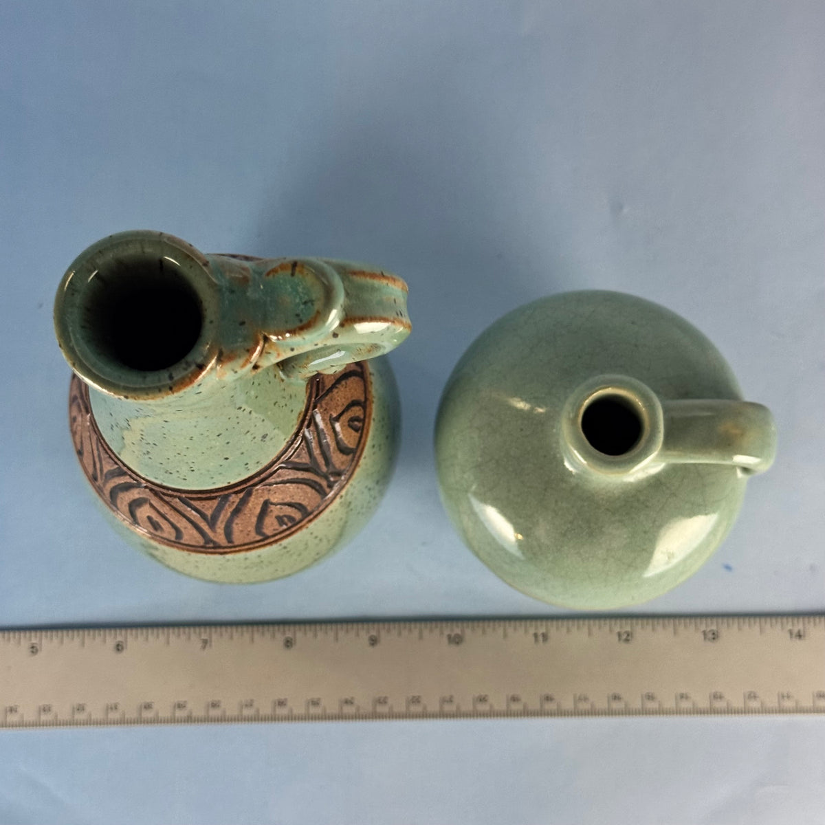 Ceramic Green Jugs