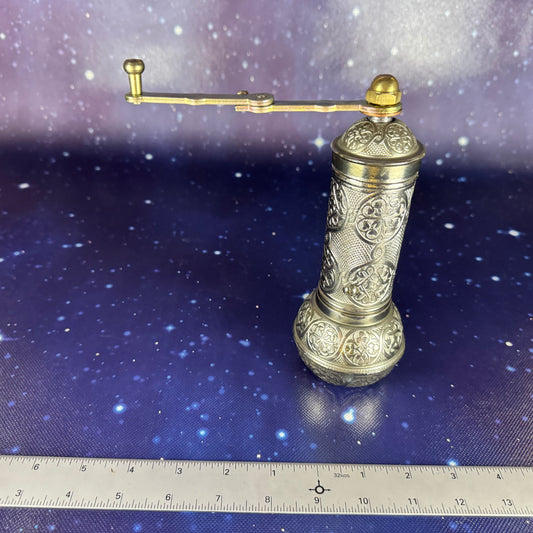 Engraved Metal Pepper Grinder