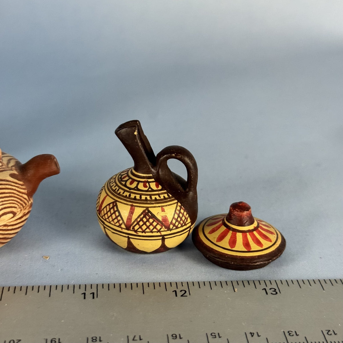 Handmade Minoan-style Mini Pottery Set