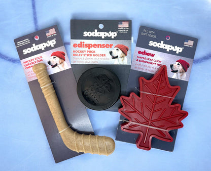 Hockey Stick Nylon Dog Chew Toy - Ultra-Durable for Aggressive Chewers USA
