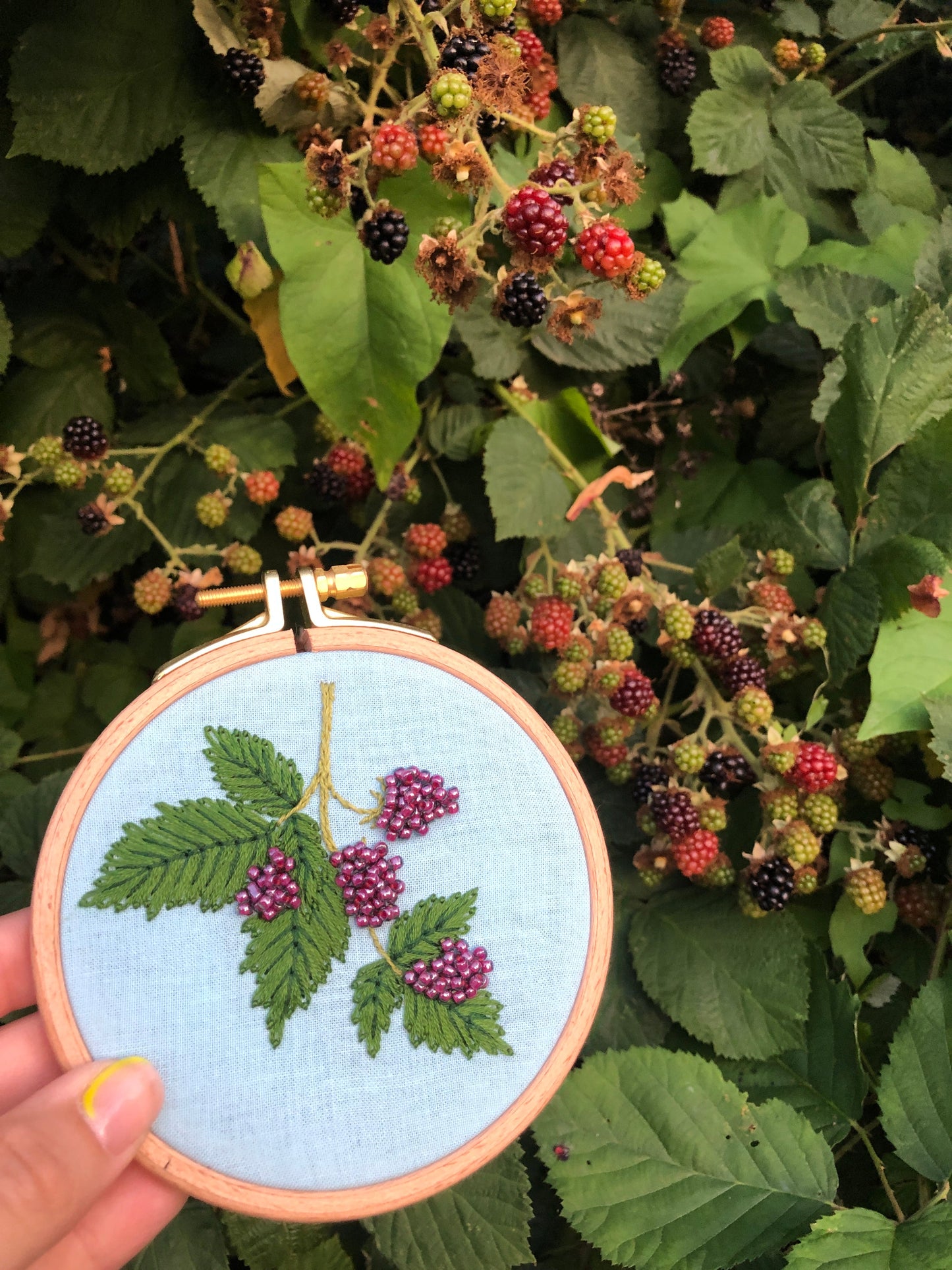 Beaded Berries - Botanical Embroidery Kit