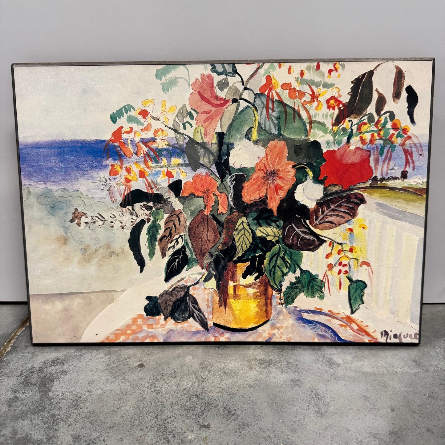 Reproduction of Still Life with Japanese Woodcut by Paul Gauguin
