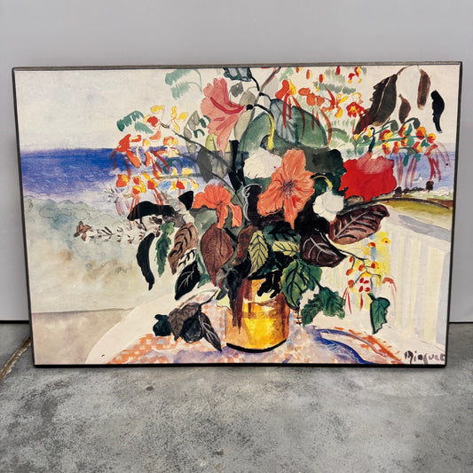 Reproduction of Still Life with Japanese Woodcut by Paul Gauguin