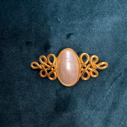 Gold-filled Pearl Brooch Pin