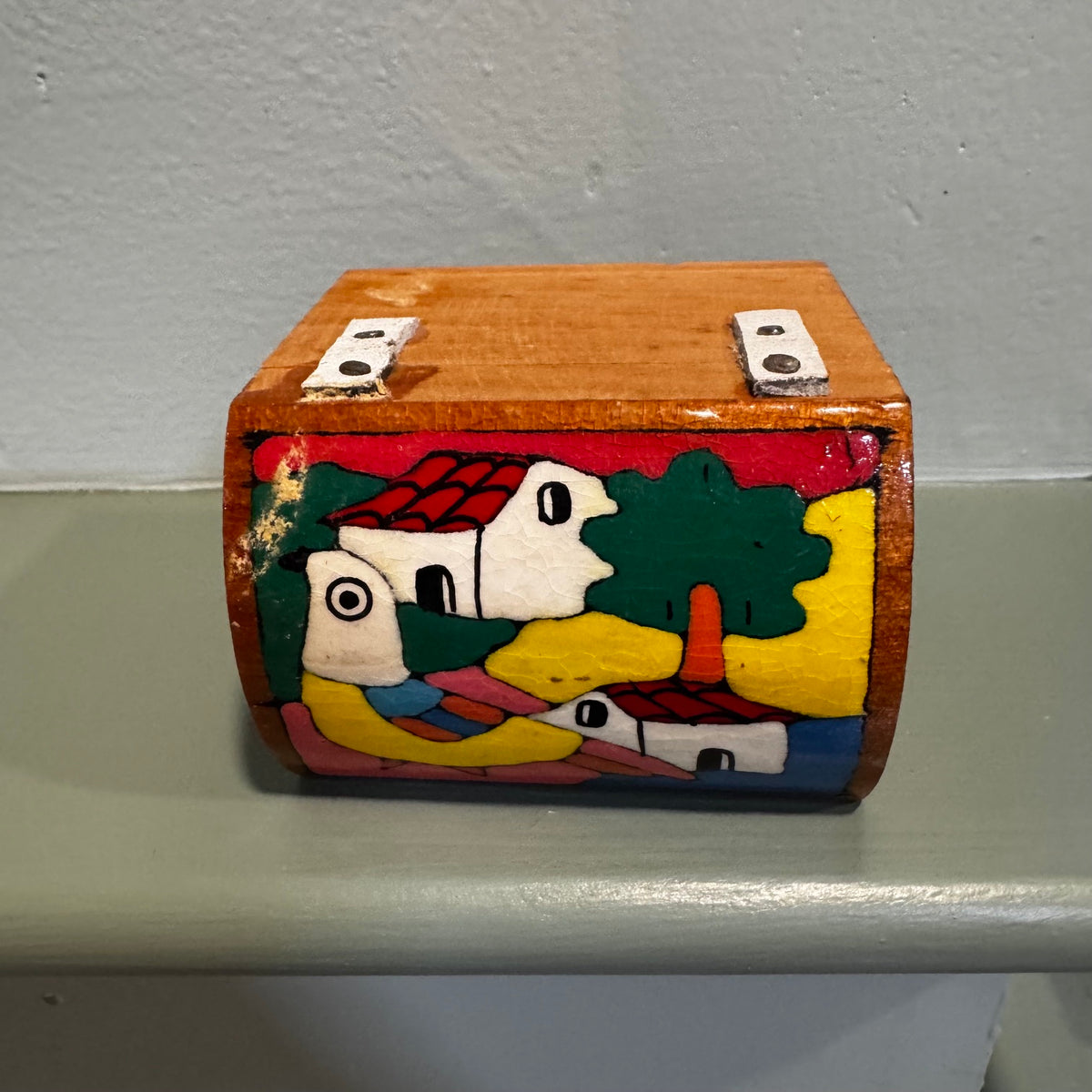 El Salvadorian Painted Folkart Box