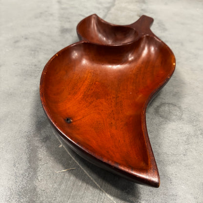 Monkeypod Wooden Compartment Serving Bowl