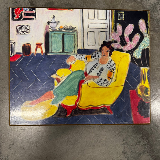 Woman Seated in Armchair Matisse Reproduction