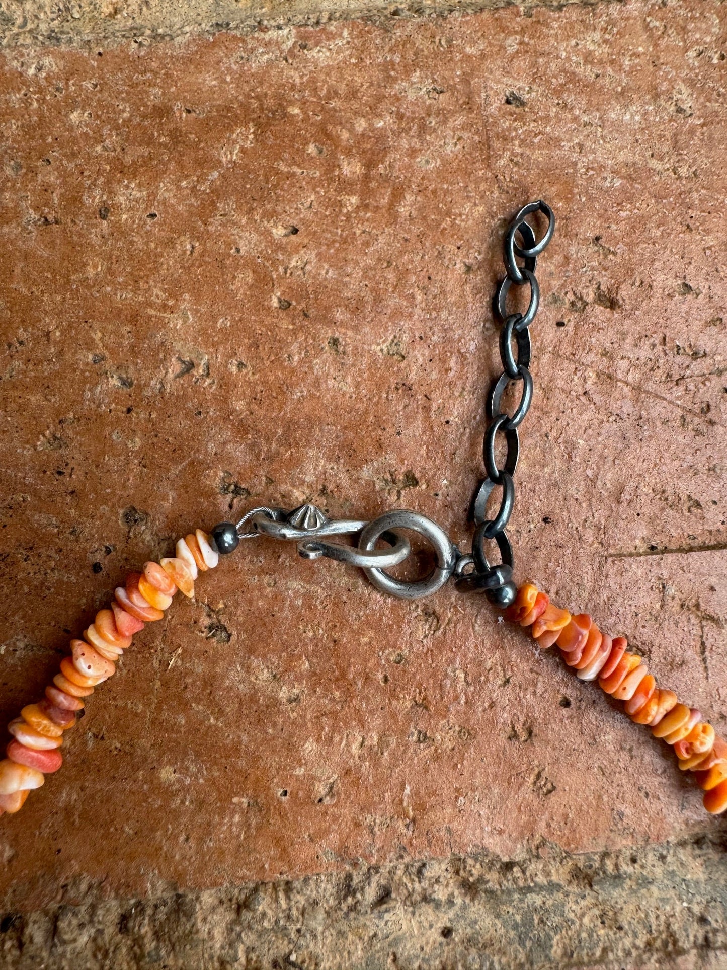 Handcrafted Spiny Oyster 24” Beaded Necklace