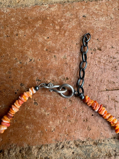 Handcrafted Spiny Oyster 24” Beaded Necklace