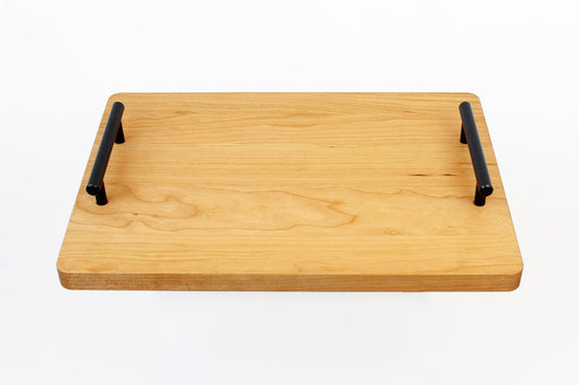 Organic Oak or Cherry Hardwood Serving Tray