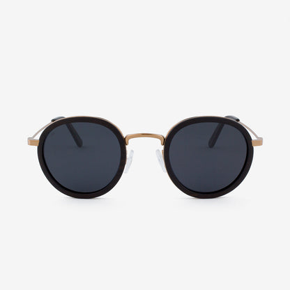 Featherlight Titanium and Wood Sunglasses
