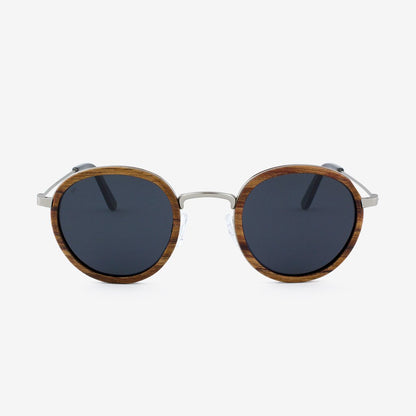 Featherlight Titanium and Wood Sunglasses