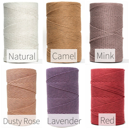 Macrame keychain DIY craft kit. Beginner Macrame kit.