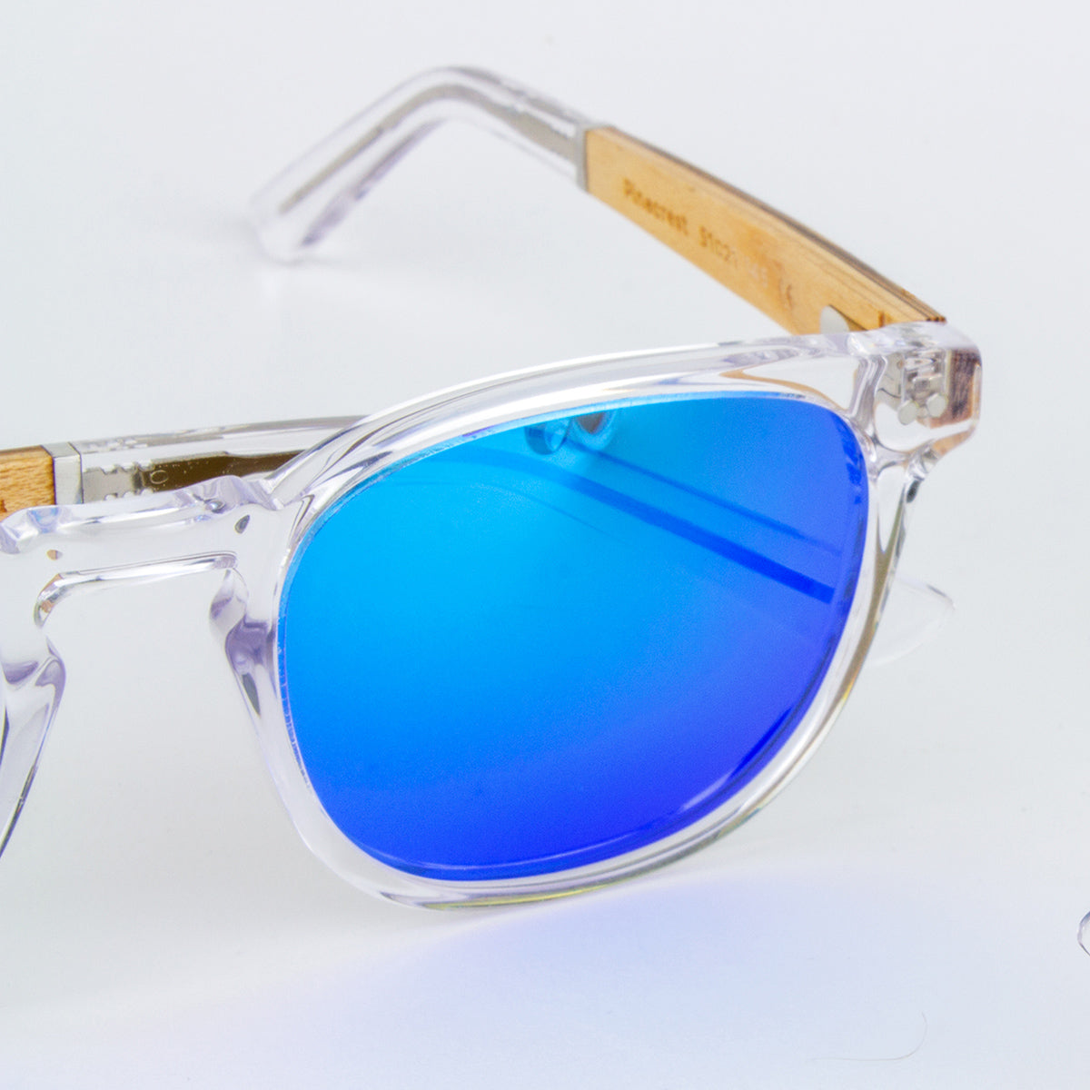 Wayfarer Style Handcrafted Acetate & Wood Sunglasses