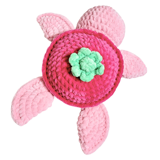Weighted Knitted Turtle Plushie