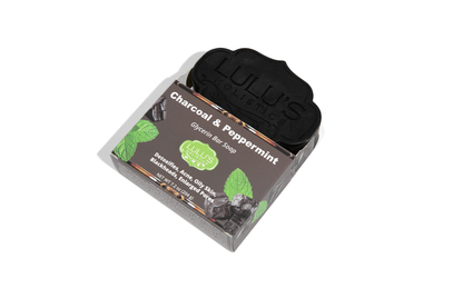 Charcoal & Peppermint Glycerin Bar Soap – Purifying Cleanse