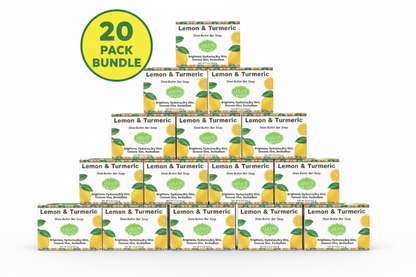 Lemon Turmeric Shea Butter Bar Soap – Brightening Cleanse