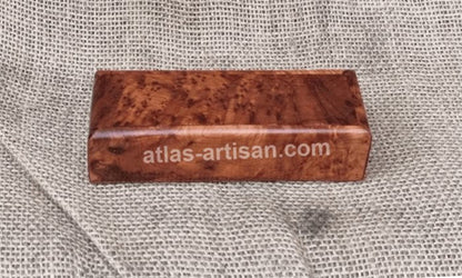 Handmade Juniper Wood Domino Set – Play Like a Legend