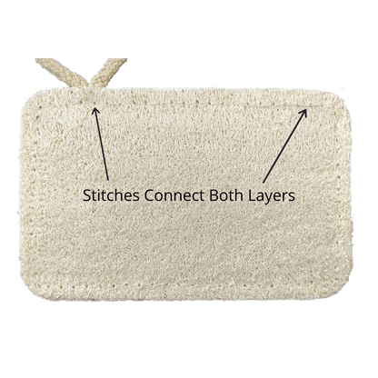 Natural Loofah Dish Scrub Sponges (Set of 3)