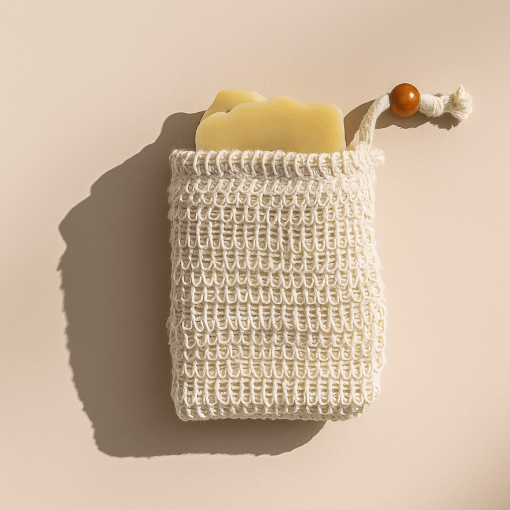 Natural Plant Fiber Soap Saver & Exfoliating Bag