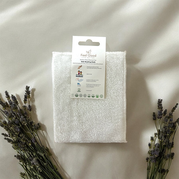 Pure Bamboo Fiber Dish Washing Cloth | No Detergent Required