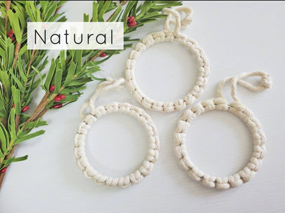 DIY Macrame Christmas ornament kit