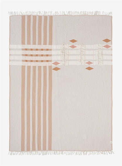 Soft Neutrals Throw Blanket