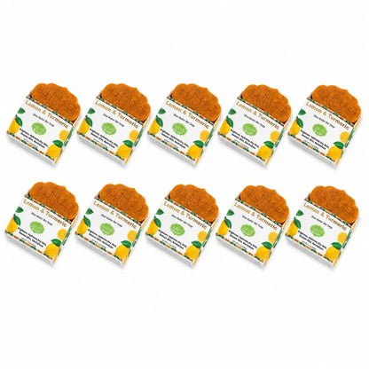 Unscented Turmeric Shea Butter Bar Soap – Gentle Brightening Cleanse