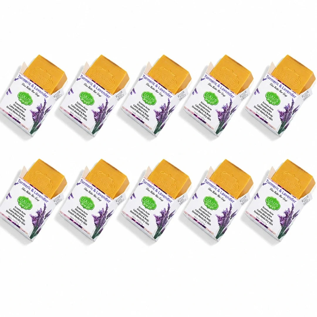 Turmeric & Lavender Shea Butter Bar Soap – Calming Brightening Cleanse