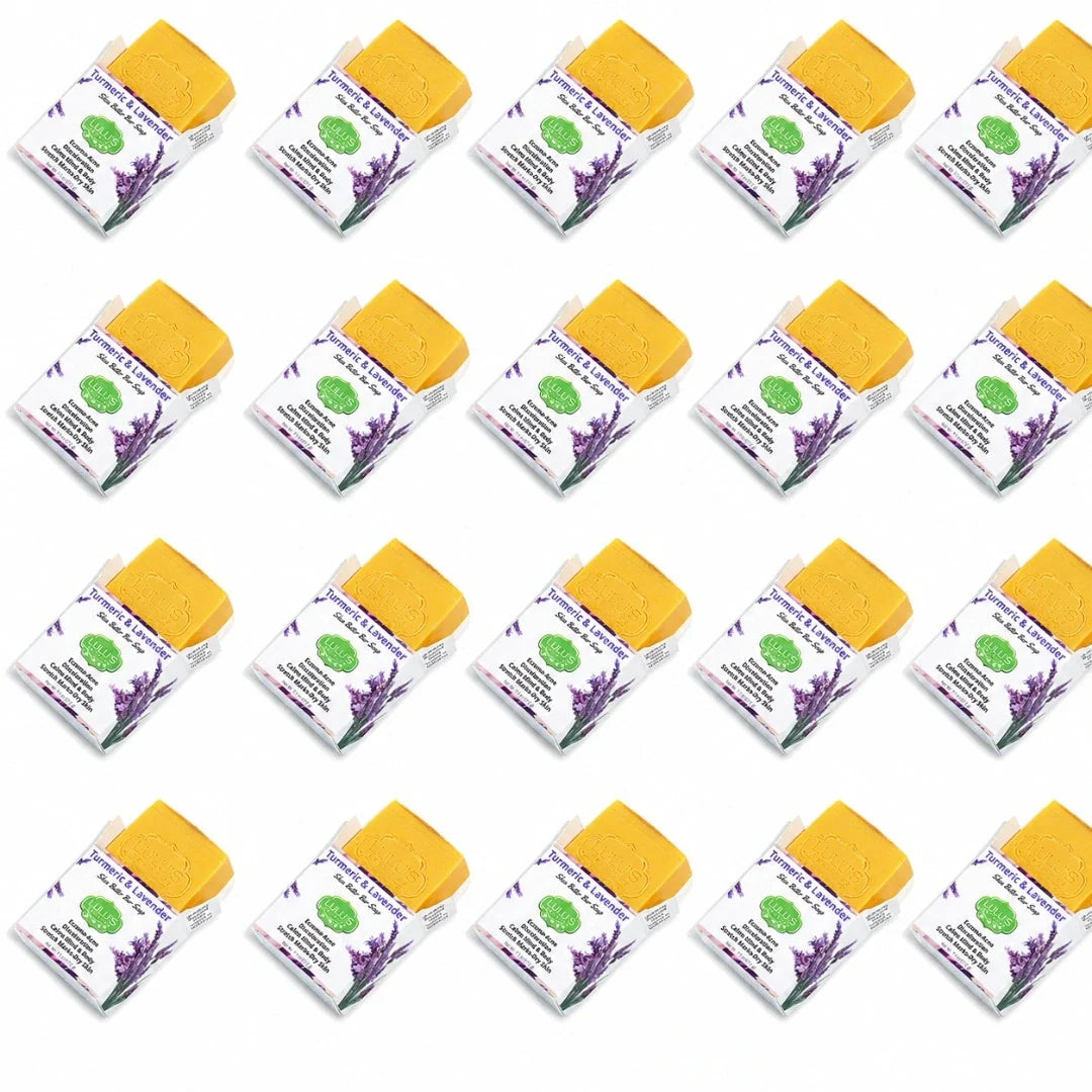 Turmeric & Lavender Shea Butter Bar Soap – Calming Brightening Cleanse