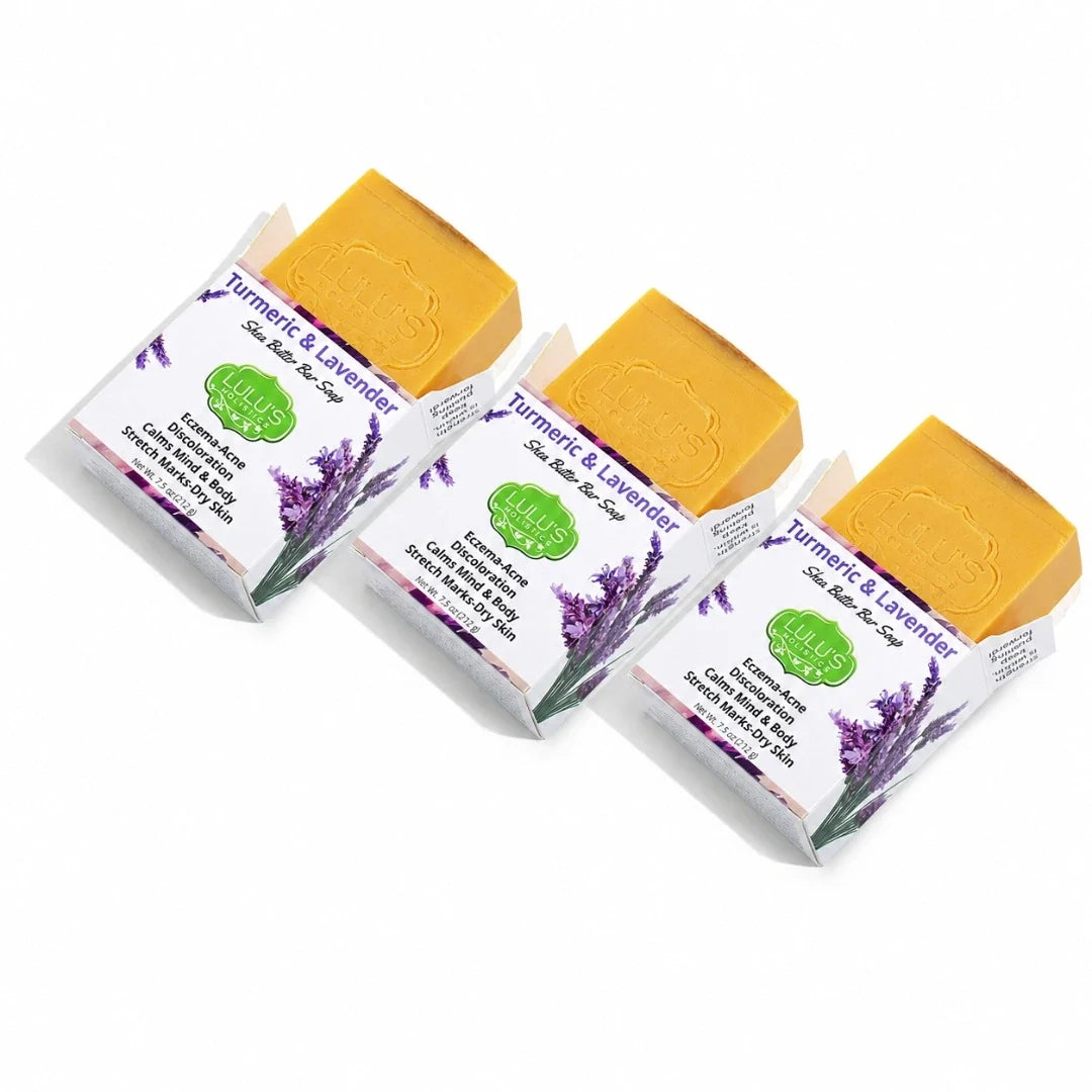 Turmeric & Lavender Shea Butter Bar Soap – Calming Brightening Cleanse