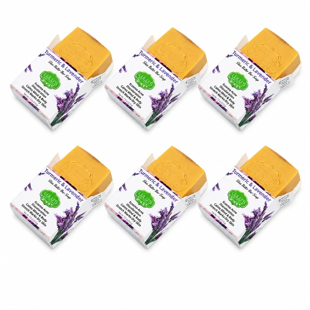 Unscented Turmeric Shea Butter Bar Soap – Gentle Brightening Cleanse