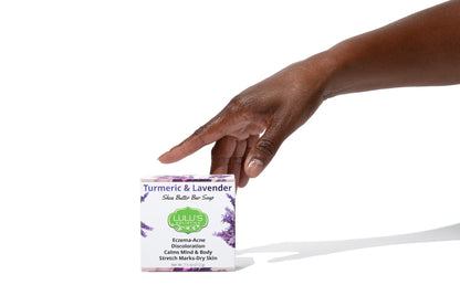 Turmeric & Lavender Shea Butter Bar Soap – Calming Brightening Cleanse